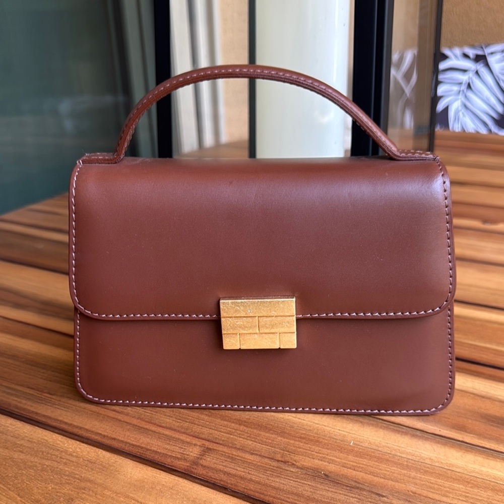 FRAME Brown Leather Handbag